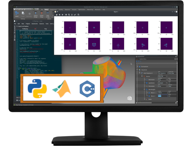 Quadoa Optical CAD Scripting Toolbox